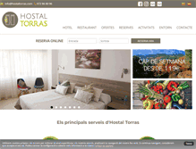 Tablet Screenshot of hostaltorras.com